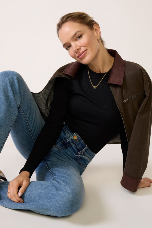 Rilo Rib Long Sleeve Top - Image 3