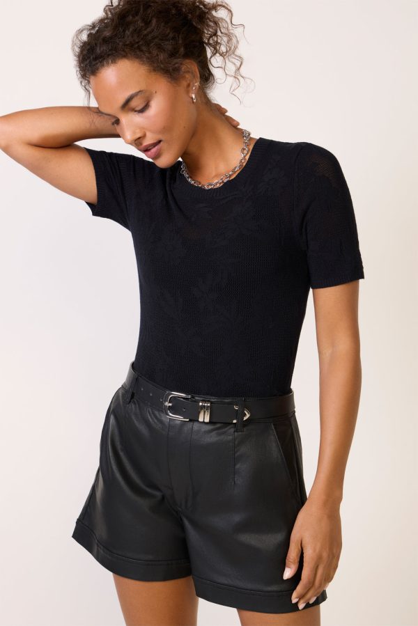 Tibi Crew Neck Tee - Image 3