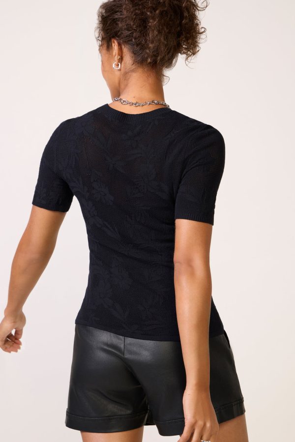 Tibi Crew Neck Tee - Image 4