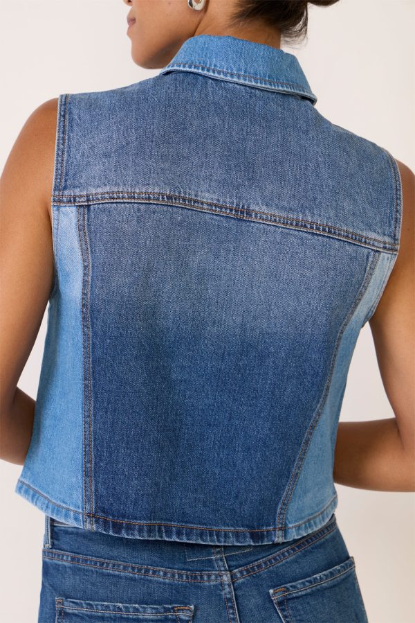 Robbie Denim Vest - Image 6
