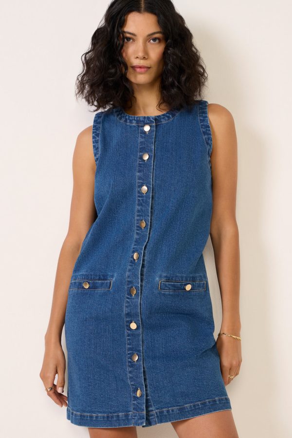 Emma Denim Dress - Image 2