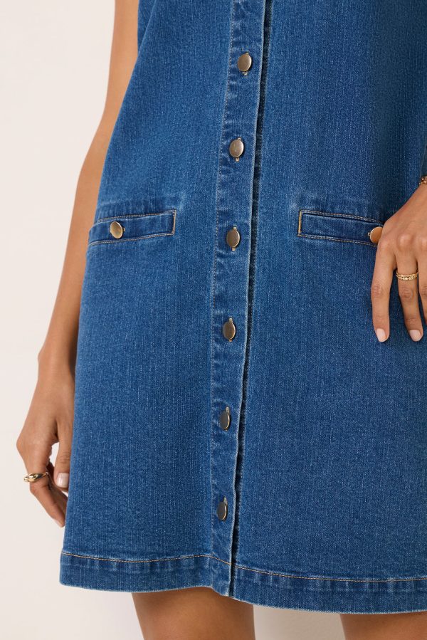 Emma Denim Dress - Image 3