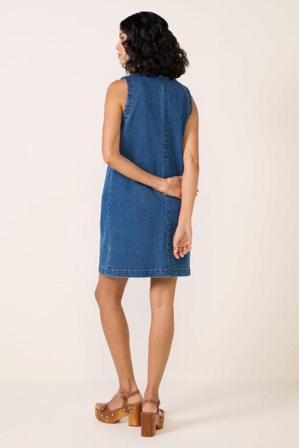 Emma Denim Dress - Image 4