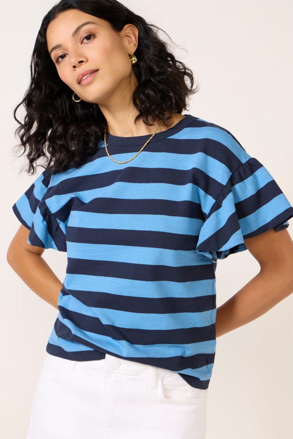 Camille Ruffle Sleeve Top - Image 2