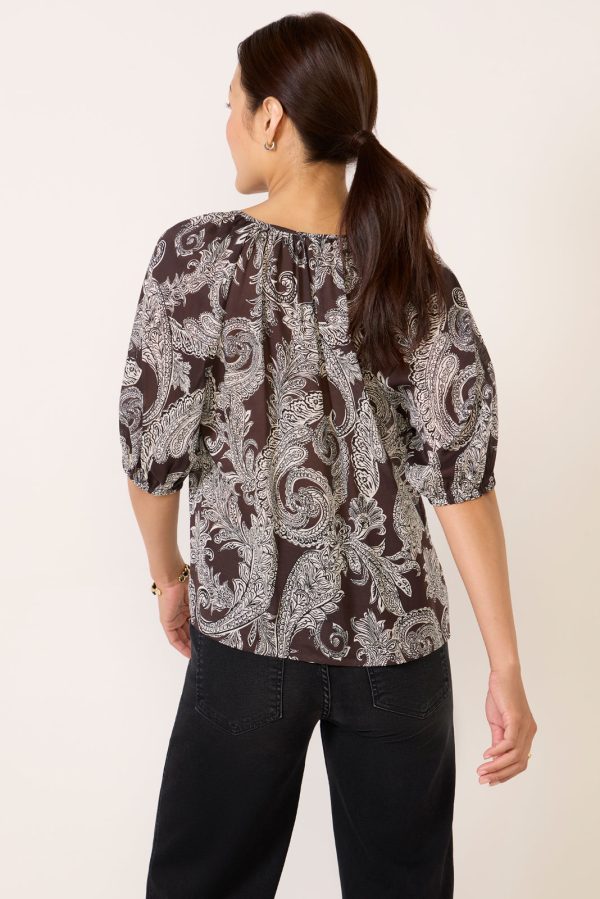 Paisley Blouson Blouse - Image 4