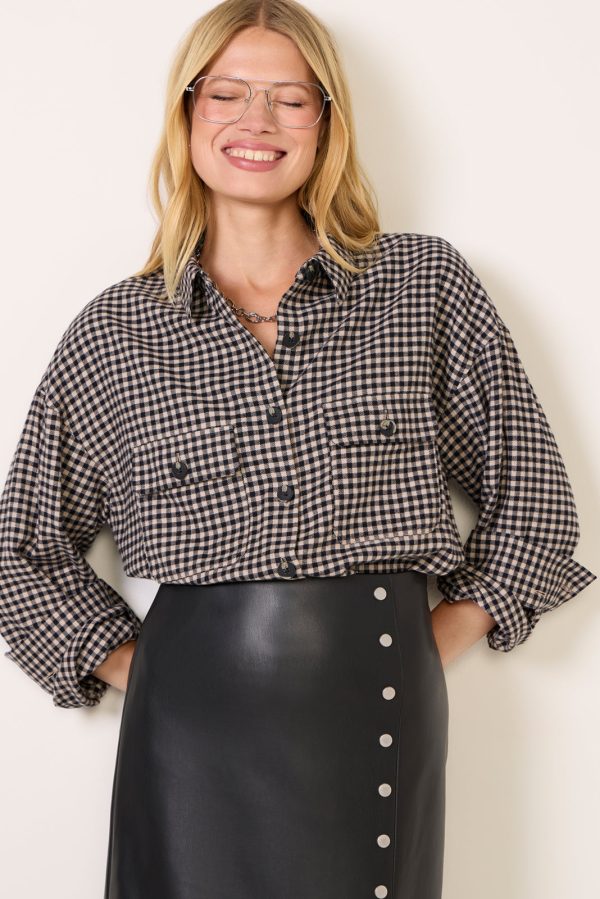 Norma Cropped Twill Shirting - Image 2