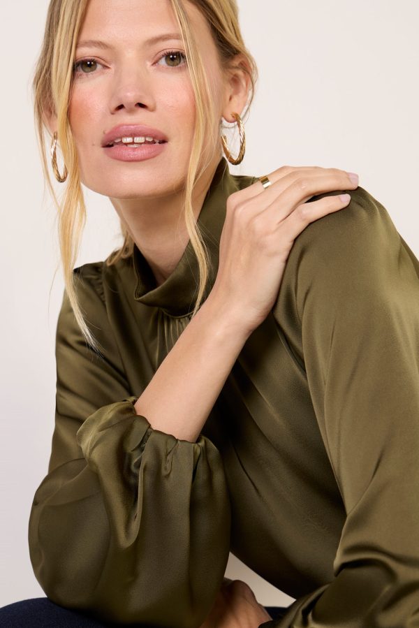 Clara Satin Blouse - Image 3