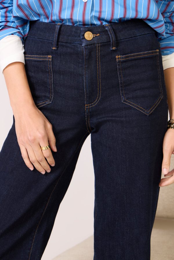 Charlotte Wide Leg w Patch Pockets Jean - Image 2