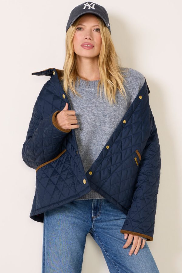 Icons Cropped Liddesdale Quilted Jacket - Image 5
