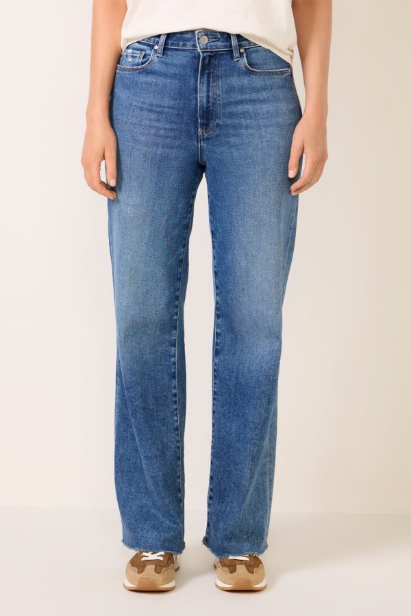 Anessa 31` w Raw Hem Wide Leg Jean - Image 6