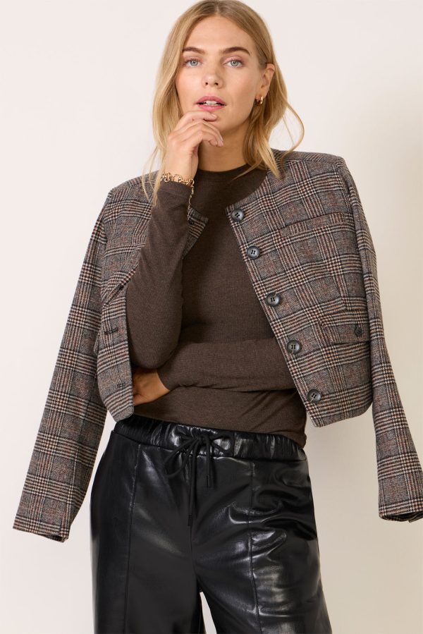 Ellie Plaid Jacket - Image 7
