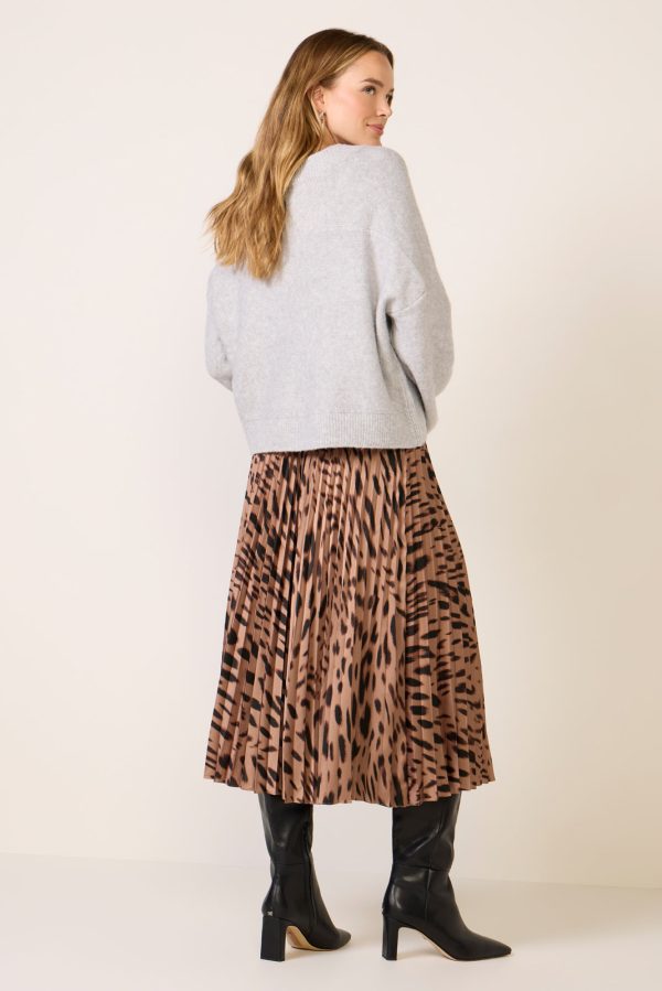 Nostalgia Pleated Midi Skirt - Image 5