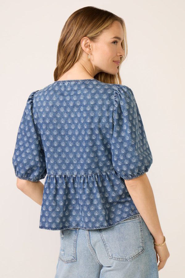 Lucille Tie Front Blouse - Image 4