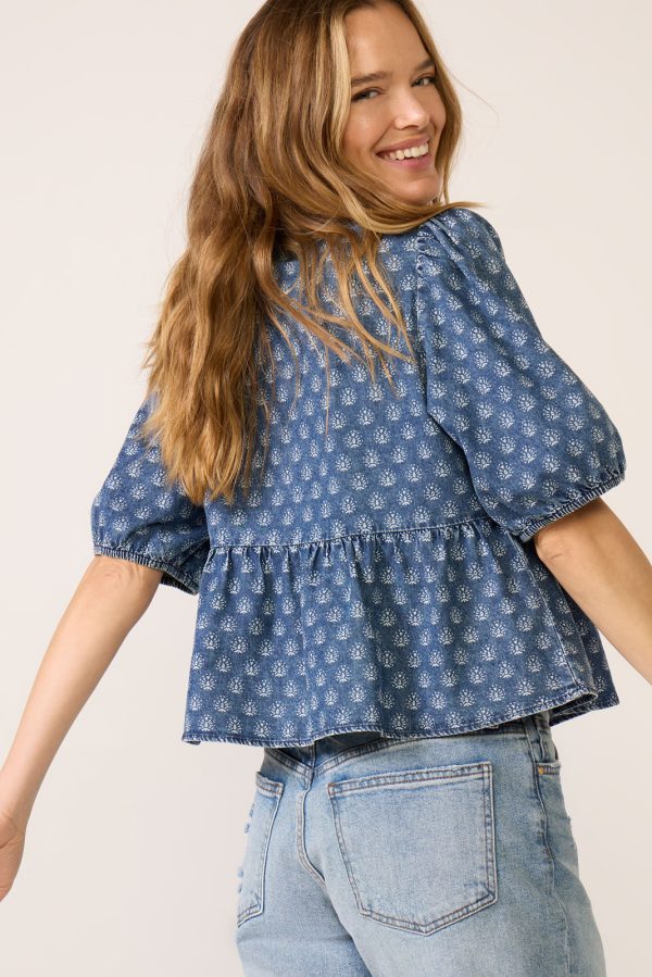 Lucille Tie Front Blouse - Image 2