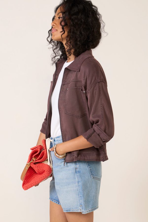 Bobbie Zip Utility Jacket - Image 2
