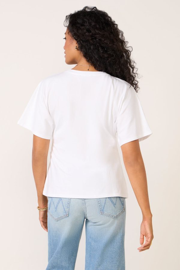 Shirred Waist Dolman Tee - Image 4