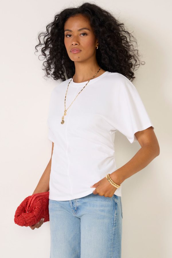 Shirred Waist Dolman Tee - Image 3