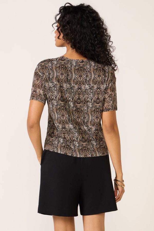 Eliza Lace Mesh Tee - Image 4