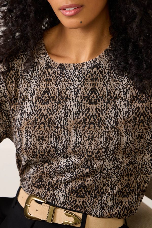Eliza Lace Mesh Tee - Image 5