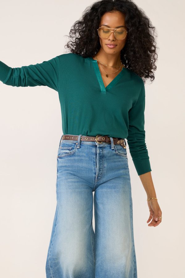 Bex Split Neck Top - Image 2