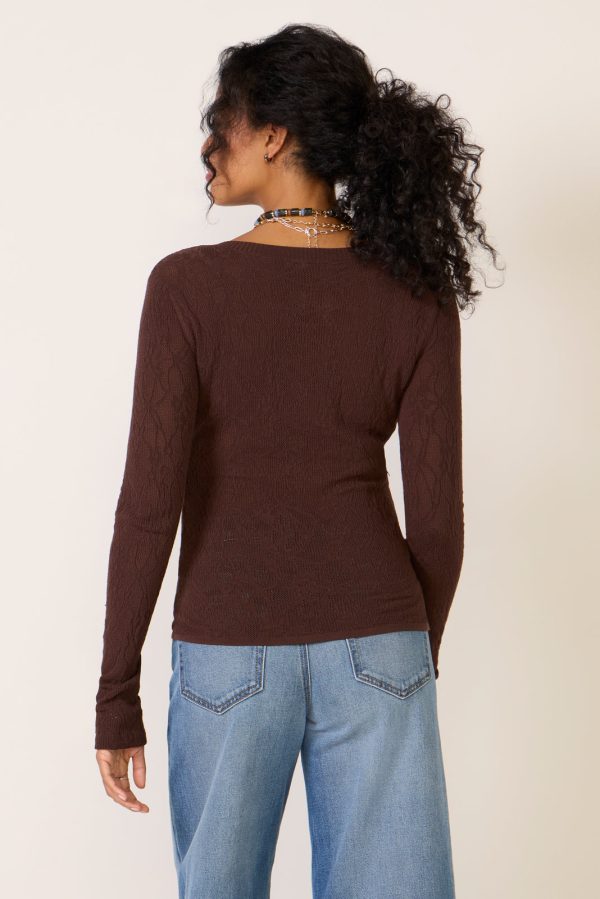 Tibi Scoop Mesh Top - Image 4