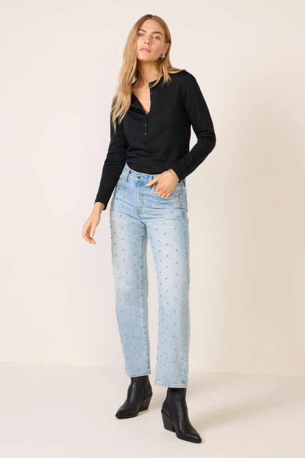 Peyton Henley Long Sleeve Top - Image 3