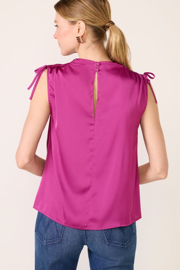 Saylor Tie Shoulder Top - Image 6