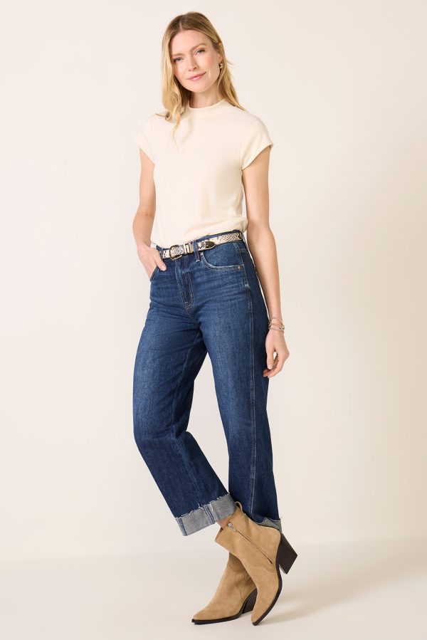 Kacey Cuffed Boyfriend Jean - Image 3