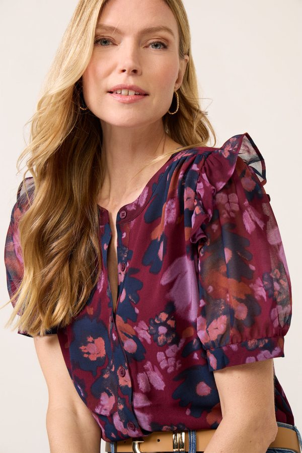 Lyra Flutter Blouse - Image 2
