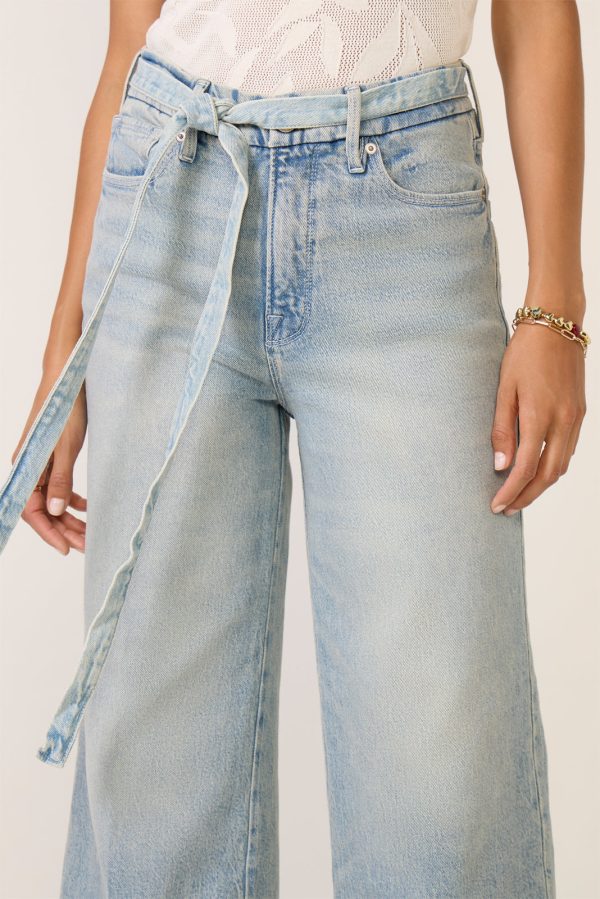 Good Waist Palazzo Crop Jean - Image 2