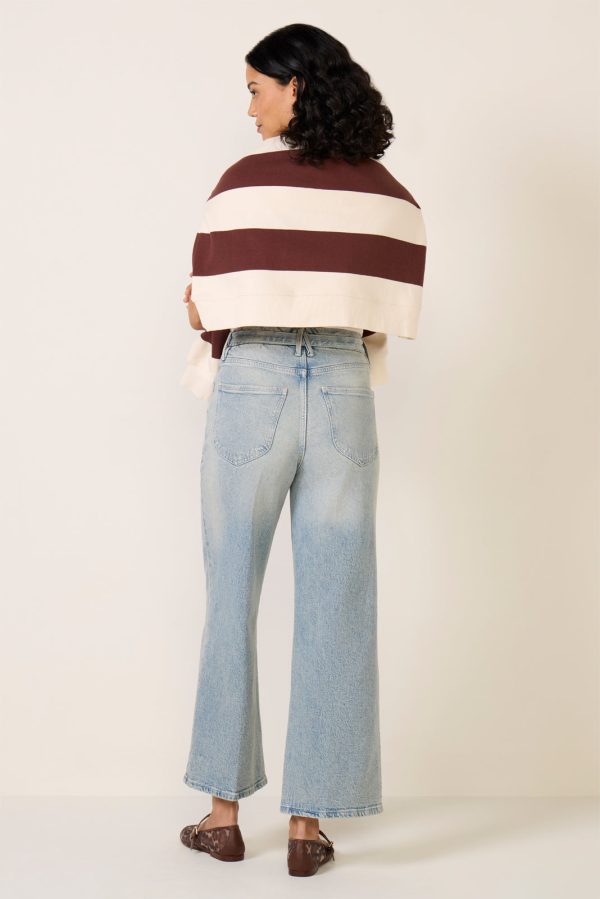 Good Waist Palazzo Crop Jean - Image 4