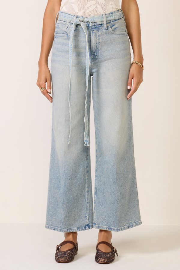 Good Waist Palazzo Crop Jean - Image 5