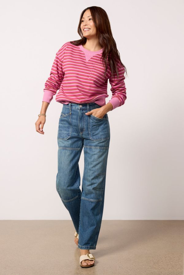 Charlotte Washed Pocket Crew - Image 3