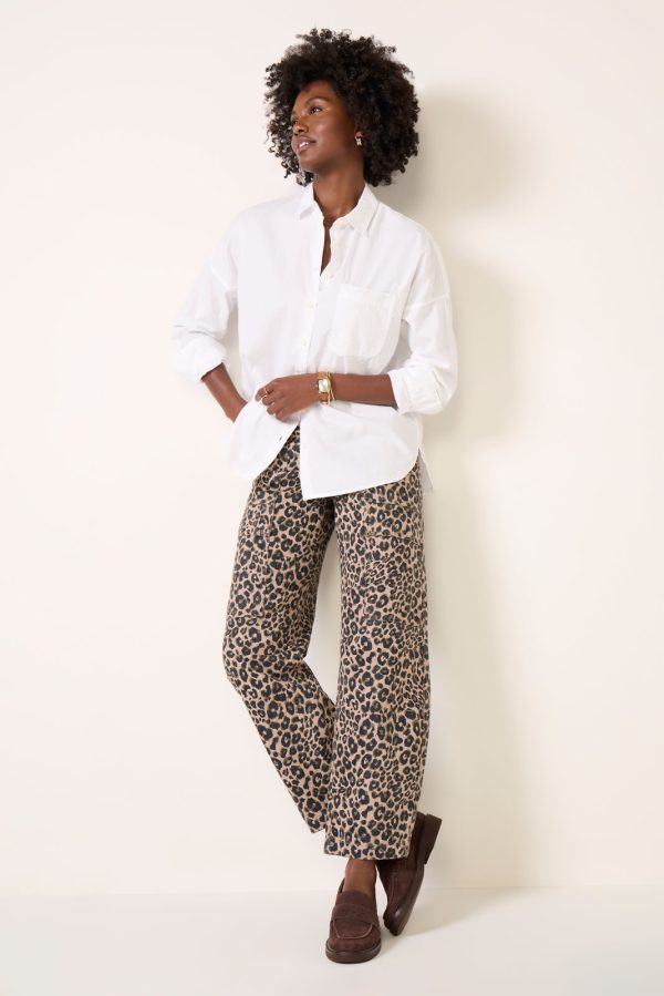 Jo Shirt in Paper Poplin