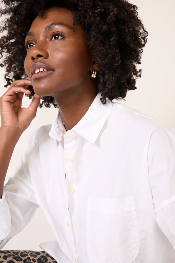 Jo Shirt in Paper Poplin - Image 5