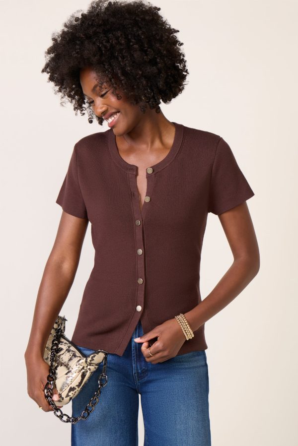 Eden Button Front Sweater - Image 3