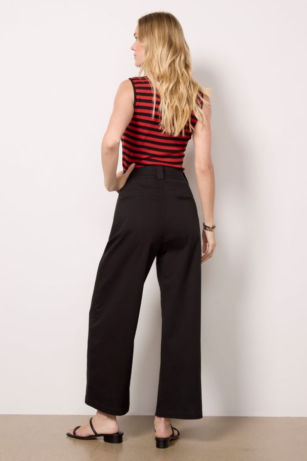 Cara Cropped Pleated Trouser - Image 3