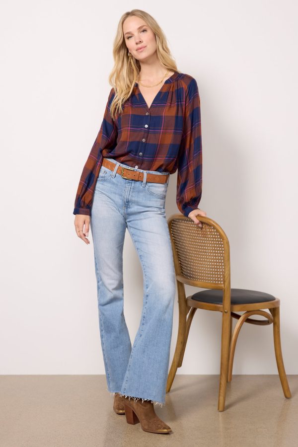 Norah Plaid Top - Image 3