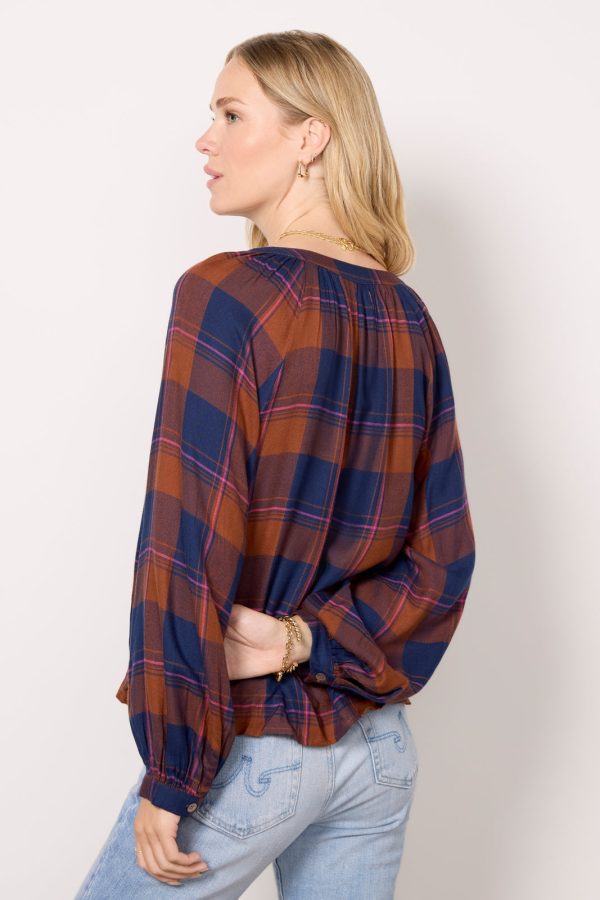 Norah Plaid Top - Image 4
