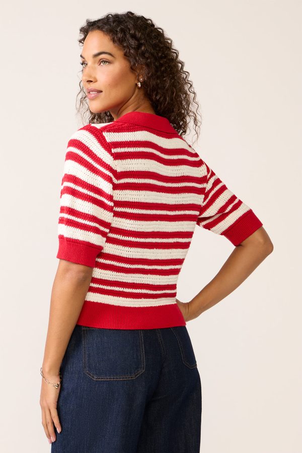 Monica Henley Polo Sweater - Image 4