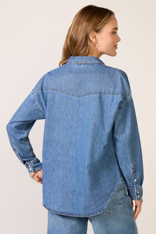 Santa Fe Shirt in Denim - Image 4