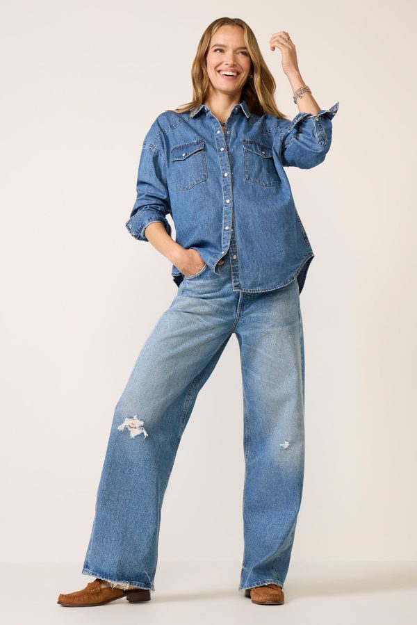 Santa Fe Shirt in Denim - Image 5