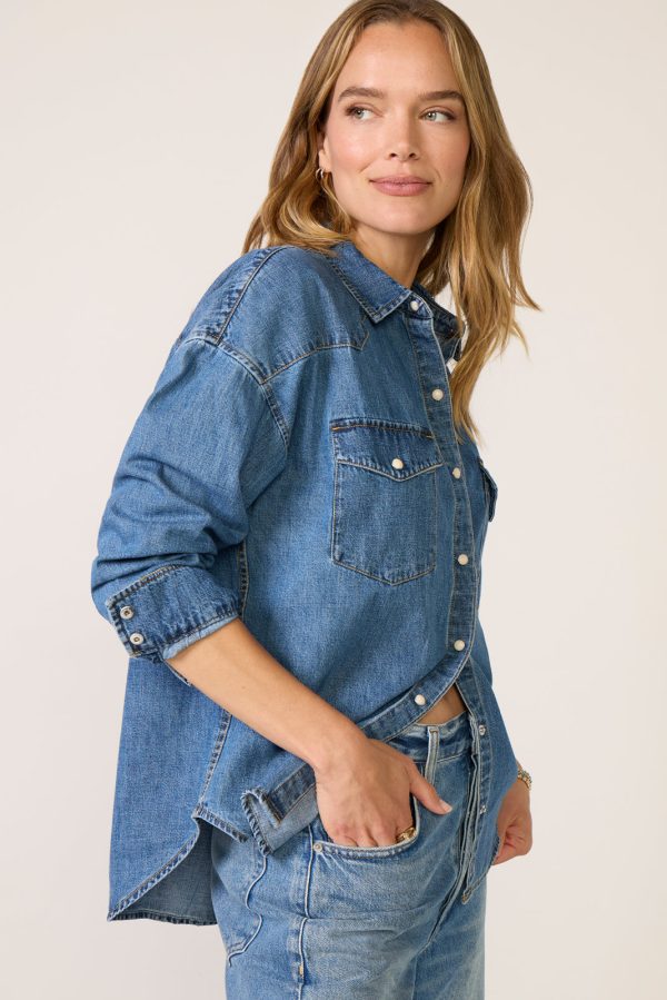 Santa Fe Shirt in Denim - Image 6