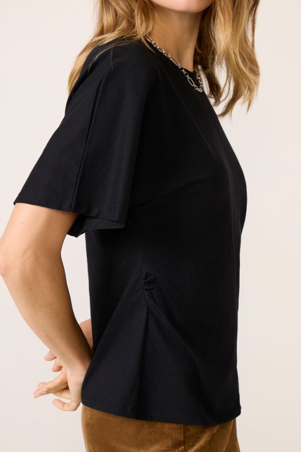 Shirred Waist Dolman Tee - Image 3