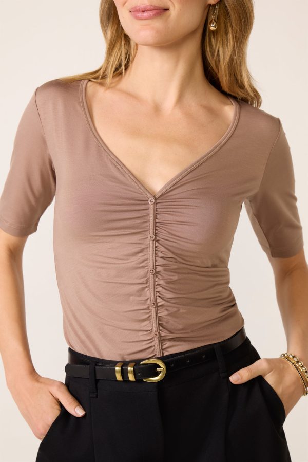 Yasmina Ruched Tee - Image 3
