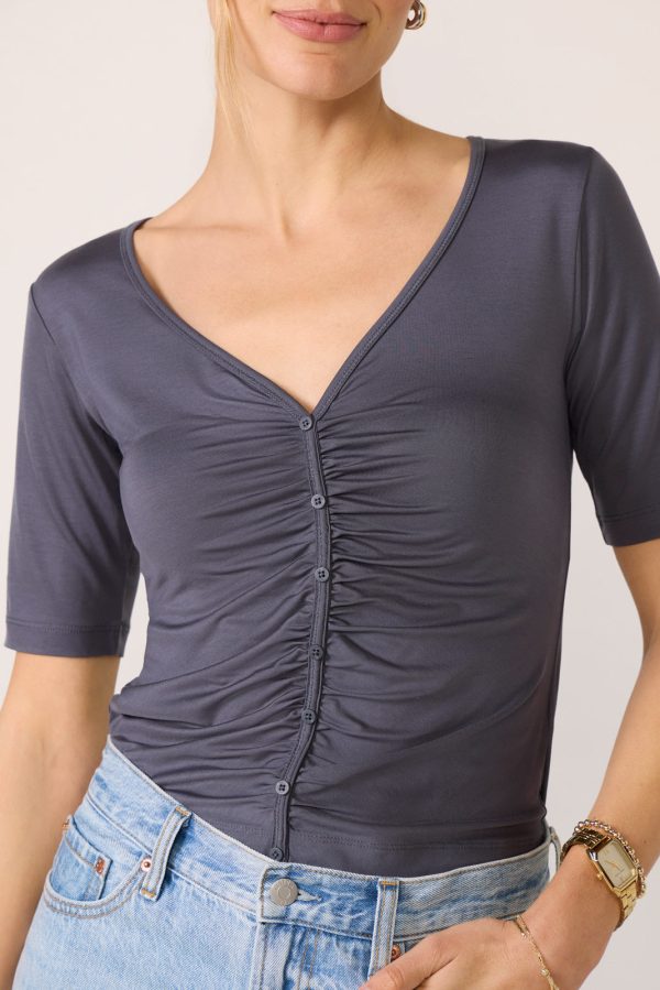 Yasmina Ruched Tee - Image 3