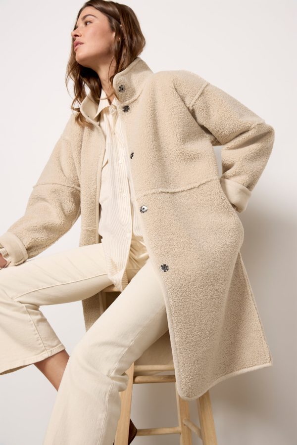 Cara Sherpa Coat - Image 3