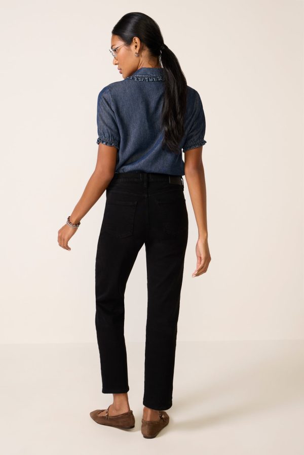 Caia High Rise Straight Jean - Image 4
