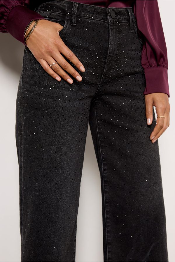 Meg Raw Hem w Bling - Image 2