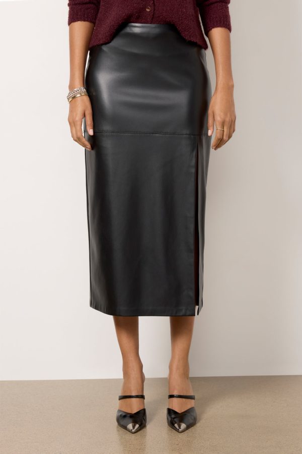 METROPOLITAN LEATHER SKIRT - Image 6